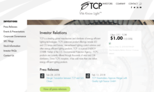 Investors.tcpi.com thumbnail