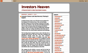Investorsheaven.blogspot.com thumbnail