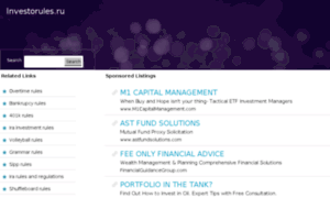 Investorules.ru thumbnail