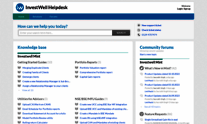 Investwell.freshdesk.com thumbnail