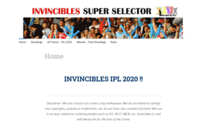 Invincibles.co.in thumbnail