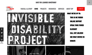 Invisibledisabilityproject.org thumbnail