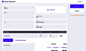 Invoicetemplates.com thumbnail