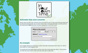 Inyourowntime.info thumbnail