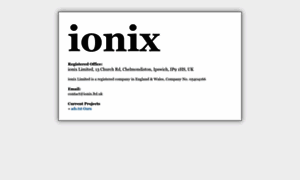 Ionix.ltd.uk thumbnail