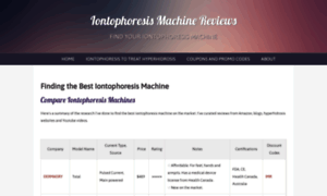 Iontophoresismachinereviews.com thumbnail