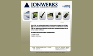 Ionwerks.com thumbnail