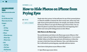 Iosrecoverytips.wordpress.com thumbnail