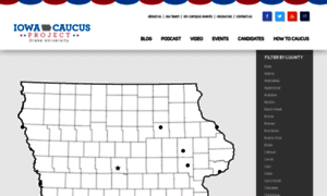 Iowacaucusproject.org thumbnail