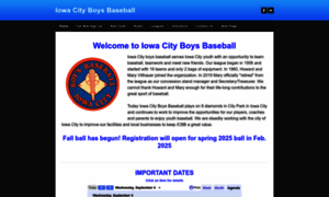 Iowacityboysbaseball.org thumbnail