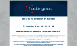 Ip.hostingplus.cl thumbnail