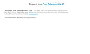 Ipad-reference-card.com thumbnail