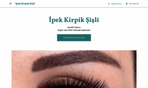 Ipek-kirpik-sisli.business.site thumbnail