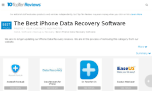 Iphone-data-recovery-software-review.toptenreviews.com thumbnail