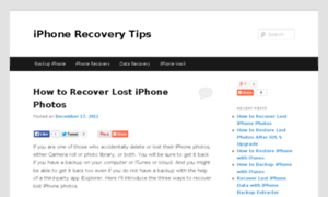 Iphone-recovery-tips.com thumbnail