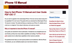 Iphone15manual.com thumbnail