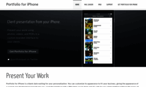 Iphoneportfolioapp.com thumbnail