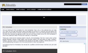 Ipl-schedule.org thumbnail