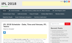 Ipl2018.net.in thumbnail