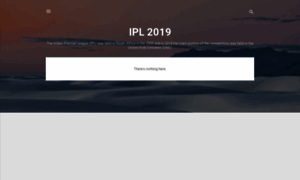 Ipl2019season.blogspot.com thumbnail