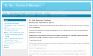 Iplhairremovalreviews.co.uk thumbnail