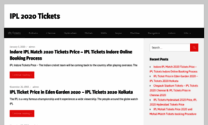 Ipltickets.website thumbnail