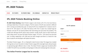 Iplticketsbooking.com thumbnail