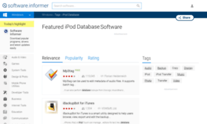 Ipod-database.software.informer.com thumbnail