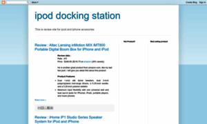 Ipod-dockingstations.blogspot.com thumbnail