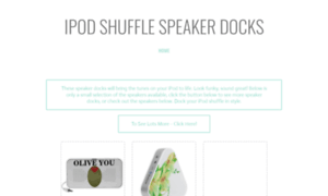 Ipodshufflespeakerdocks.yolasite.com thumbnail