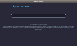 Ipsector.com thumbnail