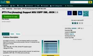 Iptv-pro-amazing-support-m3u-xspf-xml-json-playlist-ios.soft112.com thumbnail