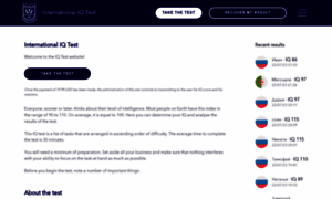 Iq-test-international.net thumbnail