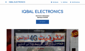 Iqbal-electronics-electronics.business.site thumbnail