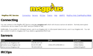 Irc.msgplus.net thumbnail