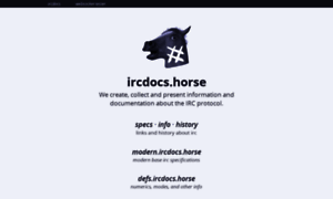 Ircdocs.horse thumbnail