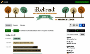 Iretreat2014.sched.org thumbnail