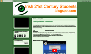 Irish21stcenturystudents.blogspot.ie thumbnail