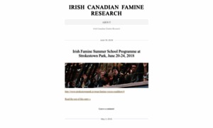 Irishcanadianfamineresearcher.wordpress.com thumbnail