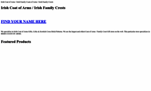 Irishfamilycoatsofarms.com thumbnail