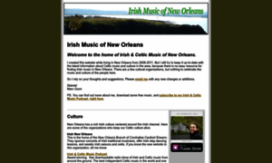 Irishmusicneworleans.com thumbnail