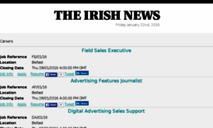 Irishnews.erecruit.co.uk thumbnail