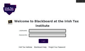 Irishtaxinstitute.blackboard.com thumbnail