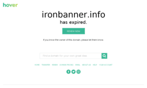 Ironbanner.info thumbnail