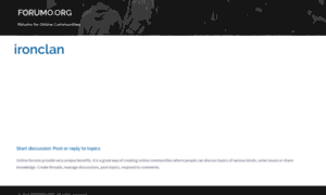 Ironclan.forumo.org thumbnail
