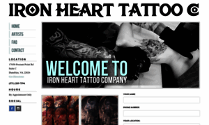 Ironhearttattoocompany.com thumbnail