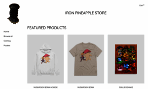 Ironpineapple-shop.fourthwall.com thumbnail