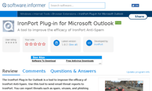 Ironport-plug-in-for-microsoft-outlook.software.informer.com thumbnail