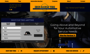 Ironrangetire.com thumbnail