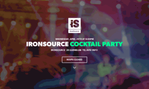 Ironsourcecocktailhour.splashthat.com thumbnail